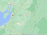 En el punto rojo de la imagen se sitúa Balao, zona donde se ha producido otro terremoto de 5,8.