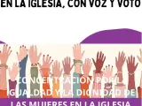 Cartel de la Revuelta de Mujeres en la Iglesia 2022.