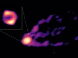 Una instantánea inédita muestra por primera vez el agujero negro de la galaxia M87