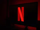 TV con logo de Netflix