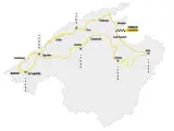 Mapa del recorrido de la Mallorca 312.