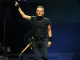 El cantante Bruce Springsteen, este viernes por la noche en Barcelona.