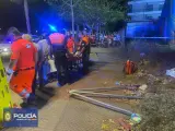 Policía Local de Motril atienden al menor herido