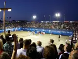 Torneo Tenis Playa de Luanco, en una imagen de archivo.