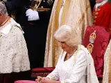 Carlos III de Inglaterra y Camila durante su coronación