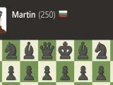 Martin está diseñado para tener un mal nivel de ajedrez
