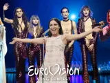 Collage look icónicos Eurovisión