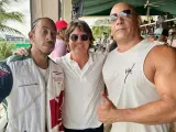 Ludacris, Tom Cruise y Vin Diesel posan en Miami
