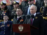 El presidente ruso, Vladimir Putin, ha acusado a Occidente de "rusofobia", ha denunciado una guerra internacional contra su país y ha garantizado "la victoria" durante su discurso por el desfile con el que conmemora el Día de la Victoria sobre la Alemania nazi .
