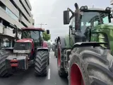 La marcha lenta de los tractores.