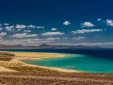 Panorámica de la isla de Fuerteventura.