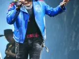 Jimmie Allen actúa en el escenario durante la gira "The Denim & Rhinestones Tour" en el Madison Square Garden el 21 de febrero de 2023.