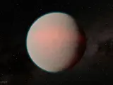 El minineptuno GJ 1214 b probablemente tenga una atmósfera nebulosa y vaporosa, según las observaciones del Webb.