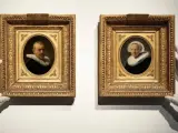 Dos retratos de Rembrandt que serán subastados.