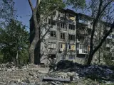 Imagen de edificios abandonados en Chasiv Yar.