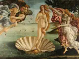 Sandro Botticelli. El Nacimiento de Venus, 1484. Galería Uffizi.