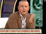 Jordi González, en el programa 'El circ', en TV8.