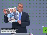 Ortega Smith, contra Almeida en el debate.
