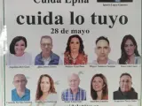 Confusión en el cartel de Vox en este pueblo de Zaragoza