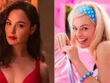 Gal Gadot en 'Alerta roja' y Margot Robbie en 'Barbie'