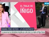 Leticia Requejo detalla cómo será el traje de Íñigo Onieva en su boda.