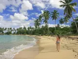 Playa en la península de Samaná (República Dominicana).