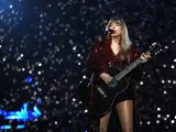 Taylor Swift, en un concierto de su The Eras Tour, en abril de 2023.