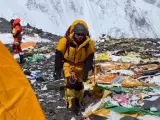 Desoladora imagen del campo 4 del Everest.