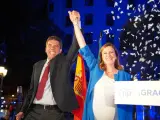 Mazón y Catalá, tras conocer la victoria electoral del PPCV.