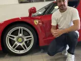 Fernando Alonso y su Ferrari Enzo.