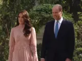 Kate Middleton y el príncipe William en la boda real de Jordania
