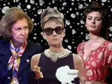 La reina Sofia, Audrey Hepburn y Sofia Loren