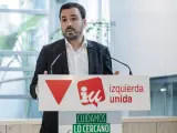 El coordinador de Izquierda Unida (IU) y ministro de Consumo, Alberto Garzón