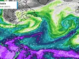 La potente borrasca Oscar, que se profundizará rápidamente cerca de Azores, conducirá hacia nuestro país un flujo subtropical cargado de humedad.