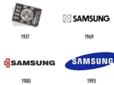 Según Samsung, "el actual diseño del logotipo es el resultado de las mejoras introducidas en 2005 para aumentar su visibilidad". Además, tuvieron "especial cuidado en diseñar el espaciado y la altura de la tipografía de modo que crease una armonía visual gracias a la distribución uniforme de las letras".