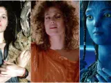 Sigourney Weaver en 'Alien', 'Los cazafantasmas' y 'Avatar: El sentido del agua'.