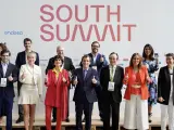 Foto de familia de la d&eacute;cima edici&oacute;n South Summit, en Madrid.