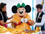 Traje de Minnie en el Taller de costura de Disneyland Paris