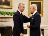 Biden y Stoltenberg en la Casa Blanca.