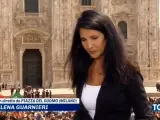Elena Guarnieri, periodista del programa italiano 'TG5'.