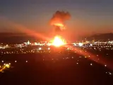 Explosión en la empresa Iqoxe el pasado 14 de enero del 2020.