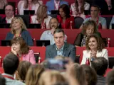 El secretario general del PSOE y presidente del Gobierno, Pedro Sánchez, en la reunión del Comité Federal, en la sede del partido, a 10 de junio de 2023, en Madrid (España).