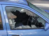 ventanilla del coche rota