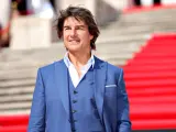 Tom Cruise asiste a la alfombra roja del estreno mundial de "Mission: Impossible - Dead Reckoning Part One" de Paramount Pictures en la Plaza de España el 19 de junio de 2023 en Roma, Italia.