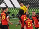 Selección belga, durante el Mundial 2022