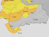 Avisos amarillos y naranjas en distintas zonas de Andalucía de cara al fin de semana.