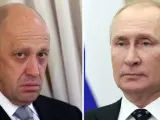 Yevgeni Prigozhin y Vladimir Putin.