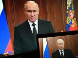 Putin se dirige a la nación en un discurso televisado tras la rebelión de Wagner.