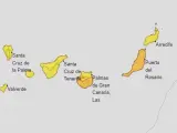 La ola de calor llega a Canarias con tres islas en aviso rojo y naranja.