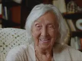 Silvia Casanova en el anuncio del Orgullo LGTBI.